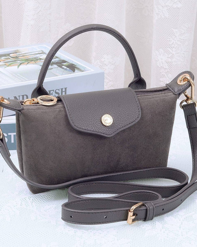 Penny Suede Mini Crossbody Bag