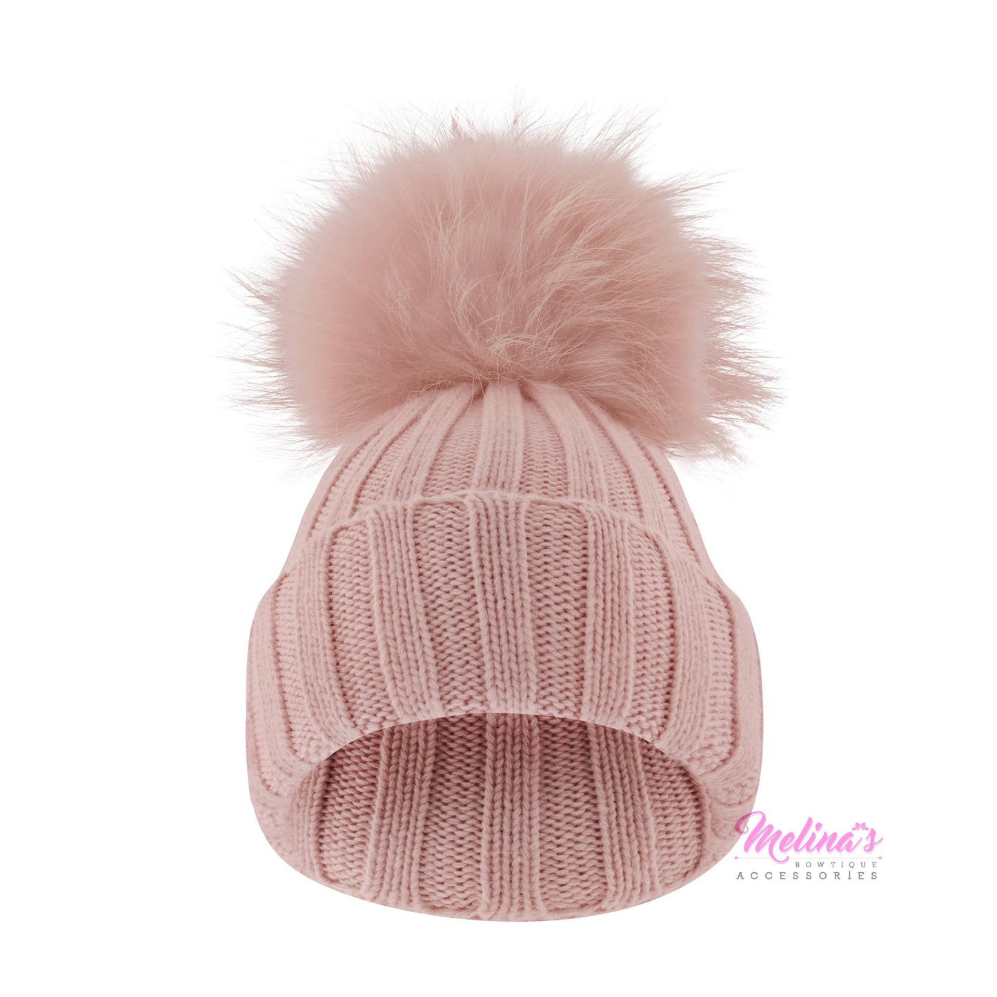 Blush Angora  Beanie