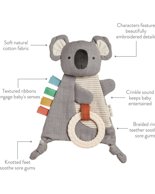 Bitzy Crinkle™ Sensory Toy with Teether