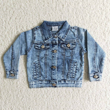 Baby Girls Light Blue Denim Fall Spring Jackets