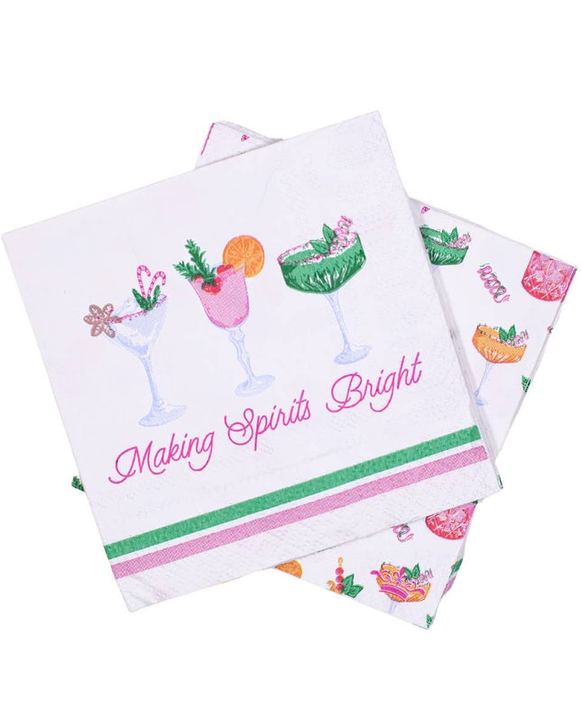 Making Spirits Bright Cocktail Napkins