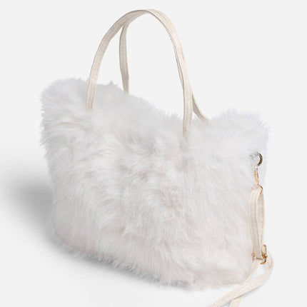 Faux Fur Mini Handbag