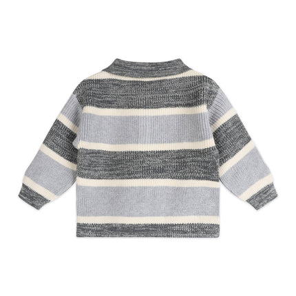 Rugby Stripe Polo Knit Baby Pullover & Pants Set