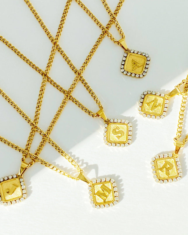 Aztec Delight Initial Necklace