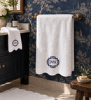 Bath Towel (4 Piece Set) / White Piping