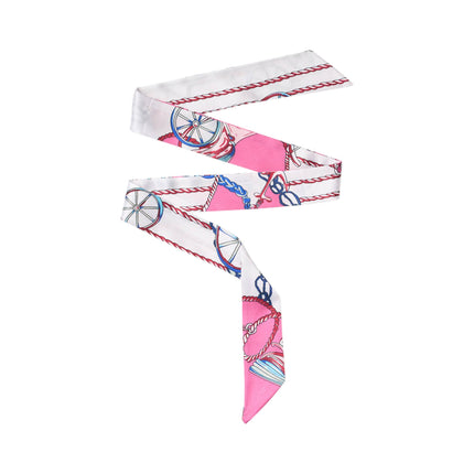 Silk Fashion Bag Scarves for Handbags