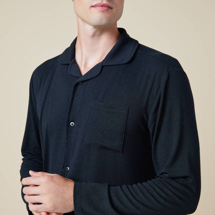 Notch Collar PJ Set in Supremely Soft Ribbed Modal