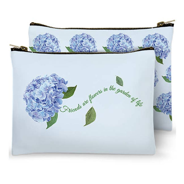 Zippered Bag - Friends Are Flowers In The Garden Of Life
