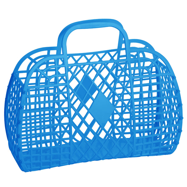 Retro Basket Jelly Bag - Large: Yellow