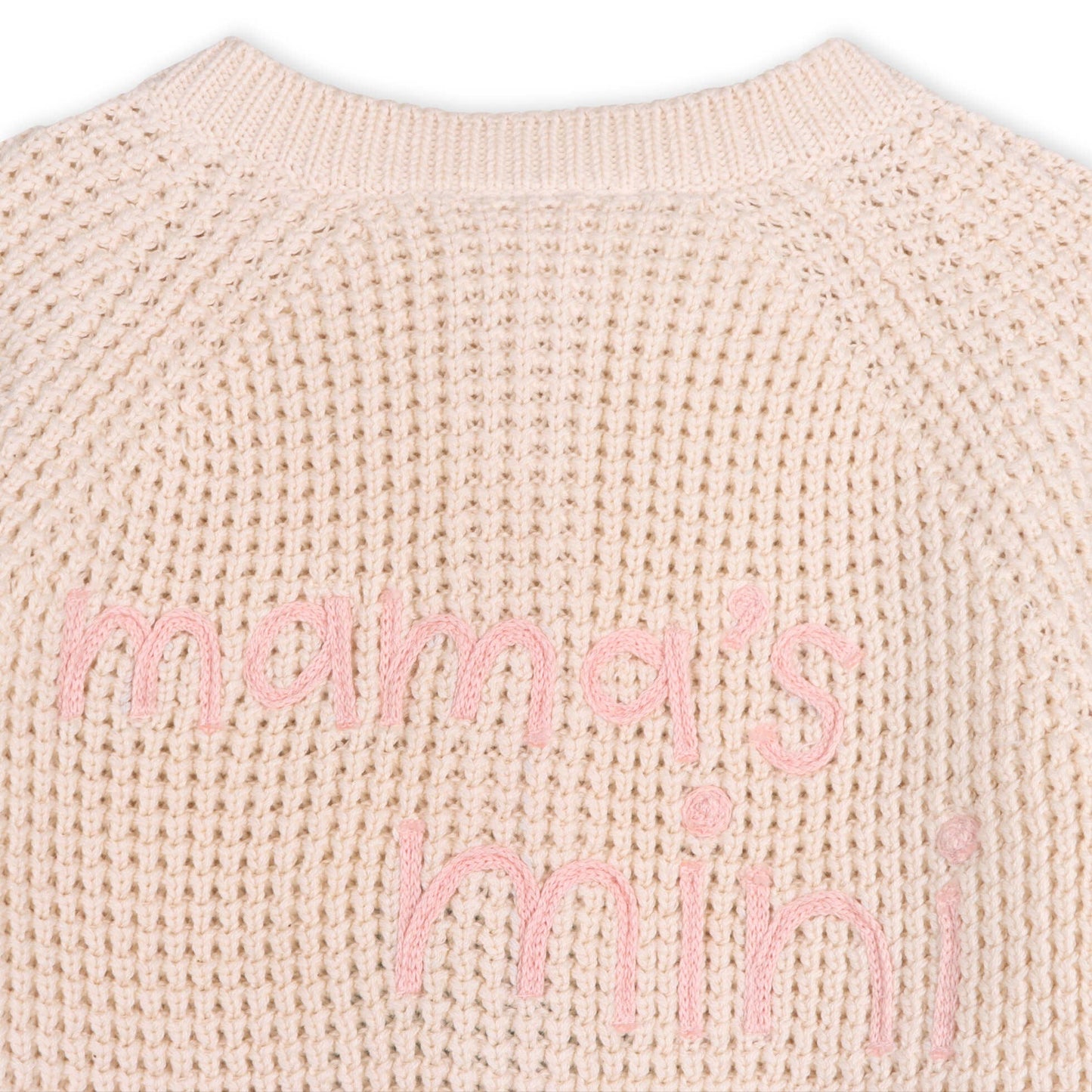 Avery Mini Button & Pocket Sweater Knit Baby Cardigan