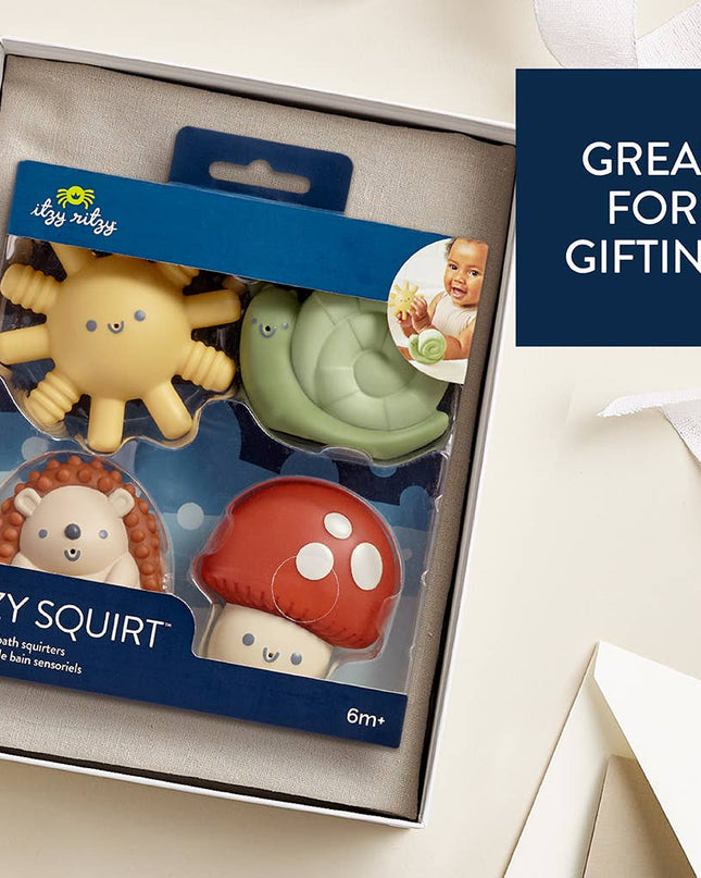 Itzy Squirt™ 4-pack of Soft Bath Toys