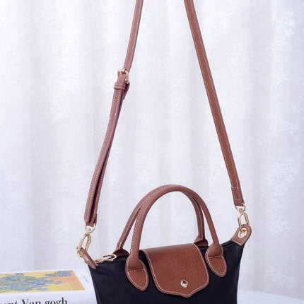 Britney Nylon Double Handle Crossbody Bag