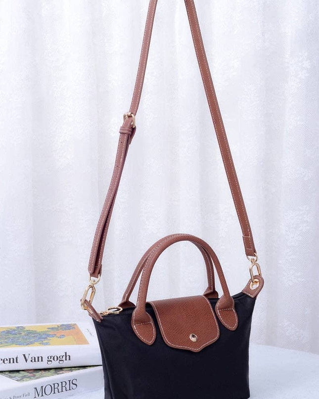 Britney Nylon Double Handle Crossbody Bag