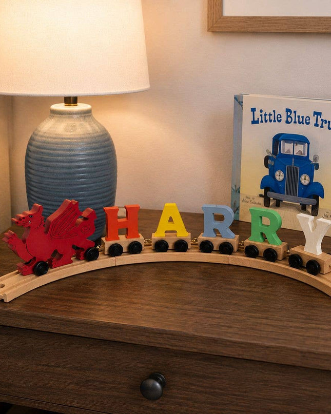 Wooden Name Train Piece – Choose Your Style