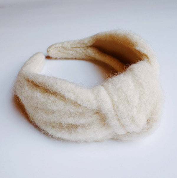 Cozy Fuzzy Cloud Knotted Headband