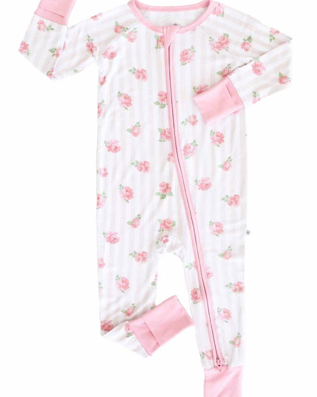 Rosy & Cozy Convertible Zip Romper