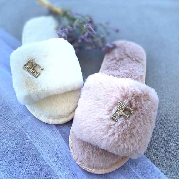 Women Slippers, Bridesmaid Gifts, Wedding Slippers  