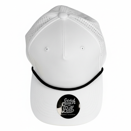 Performance 5 Panel Rope Baseball Cap Air Flow Men Women
