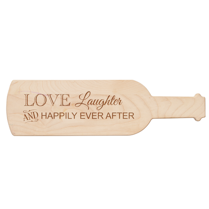 Maple Wine Board | Love Laughter and Happy Ever After