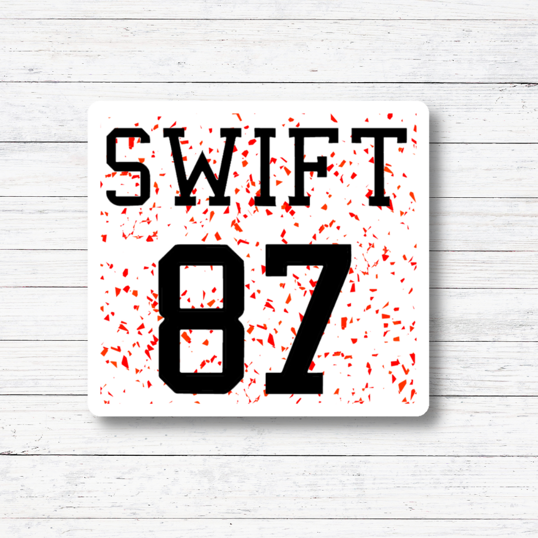 Swift 87- Taylor & Travis Stickers/Magnet: Matte Vinyl