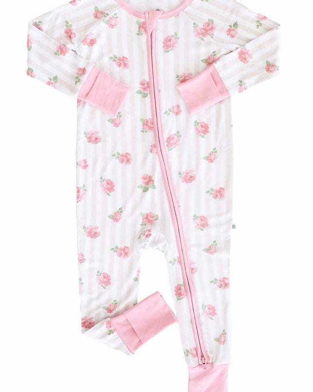 Rosy & Cozy Convertible Zip Romper