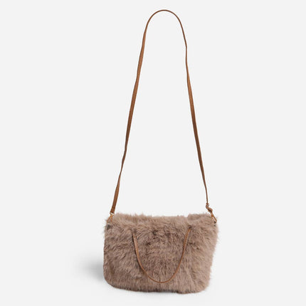 Faux Fur Mini Handbag