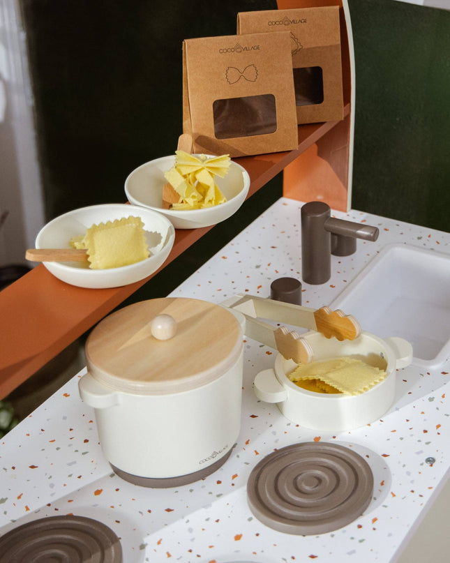 Wooden Pasta Playset