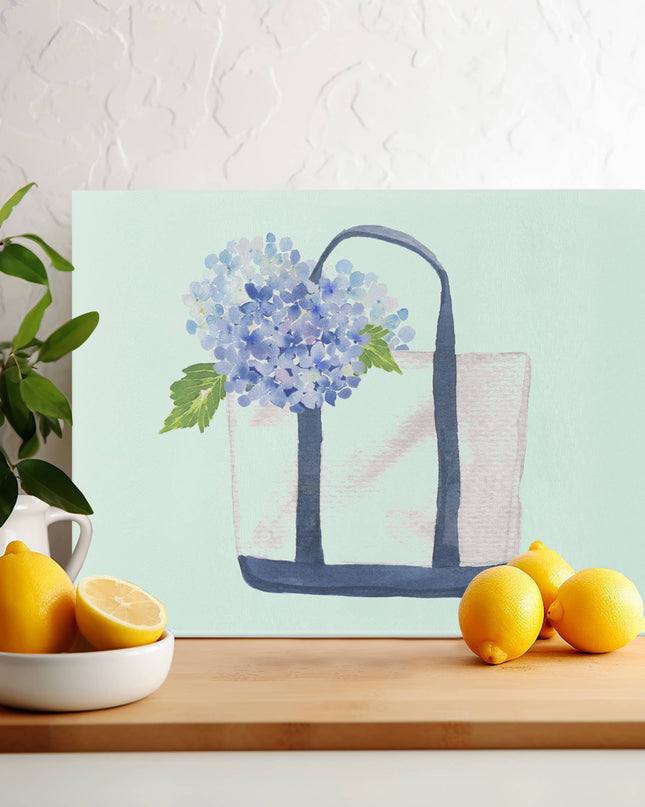Tempered Glass Cutting Board: Islesboro Tote