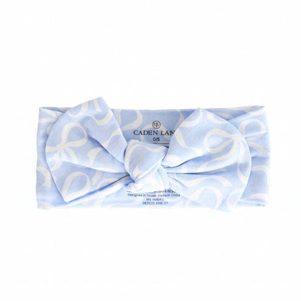 Blue-tiful Bows Knit Large Bow Headwrap