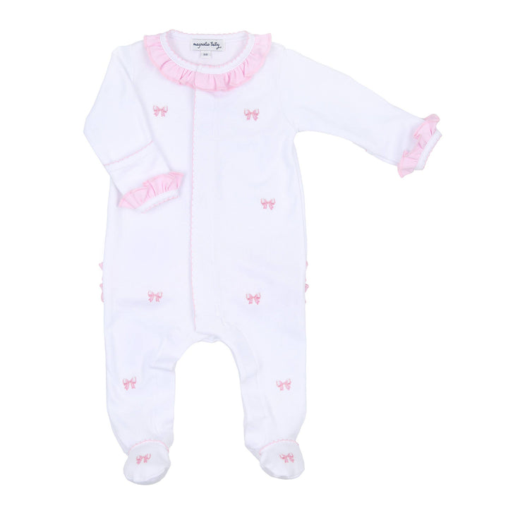 Baby Bows  Ruffle Footie