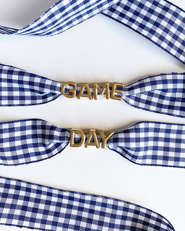 Game Day Gingham Sneaker Lace Charm Set – GAMEDAY