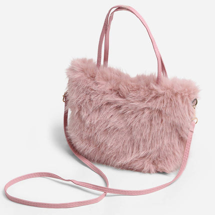 Faux Fur Mini Handbag