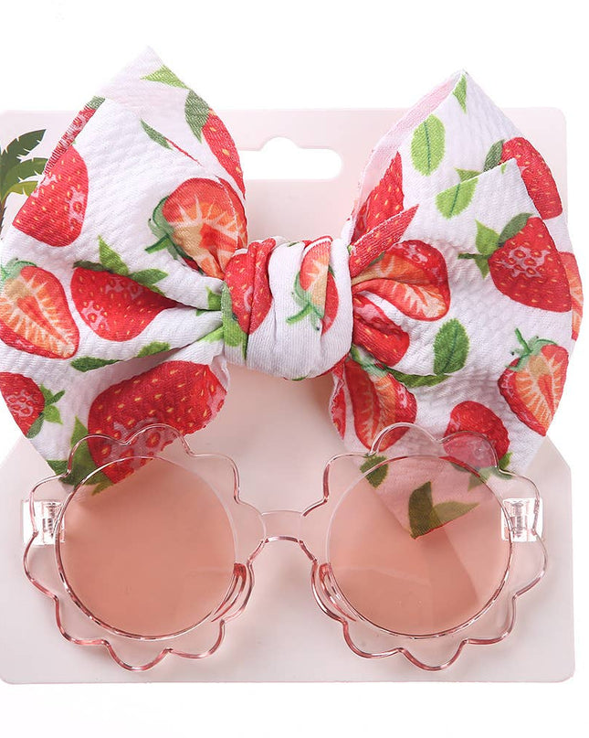 Baby Girl  Sunglasses and Floral Headband