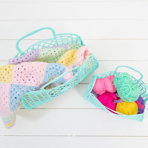 Retro Basket Jelly Bag - Small: Bubblegum Pink