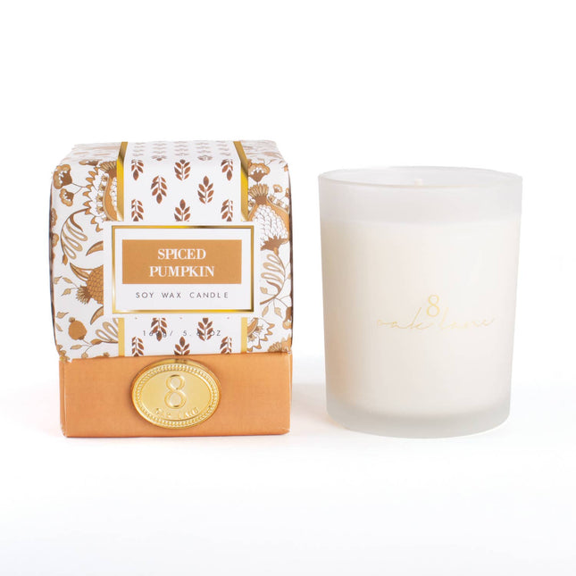 Spiced Pumpkin Soy Wax Candle, 5.6 oz Boxed