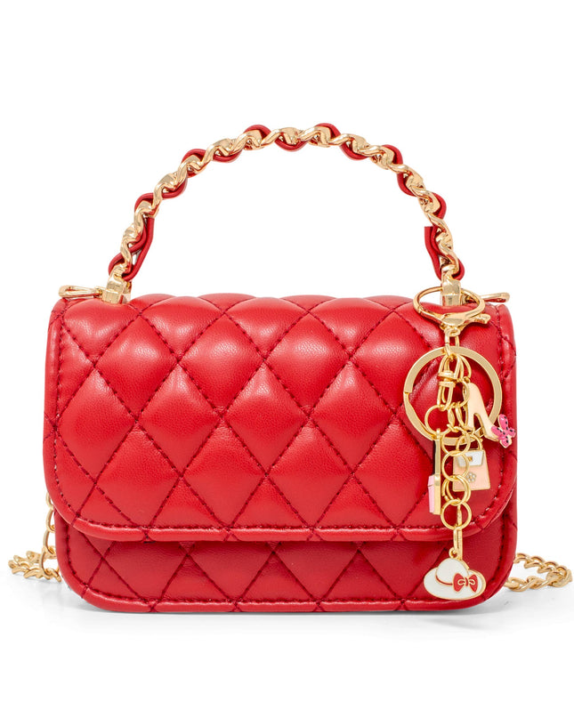 Girl's Classic Link Chain Top Handle Handbag