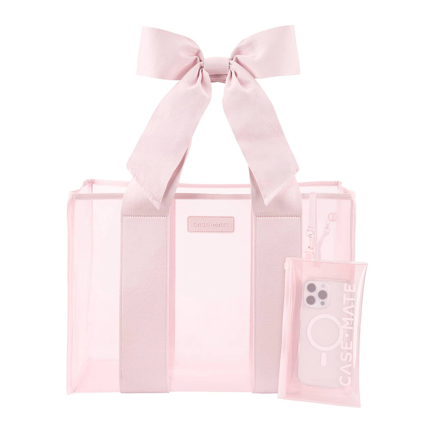 Ballet Pink Bow Jelly Tote Bag