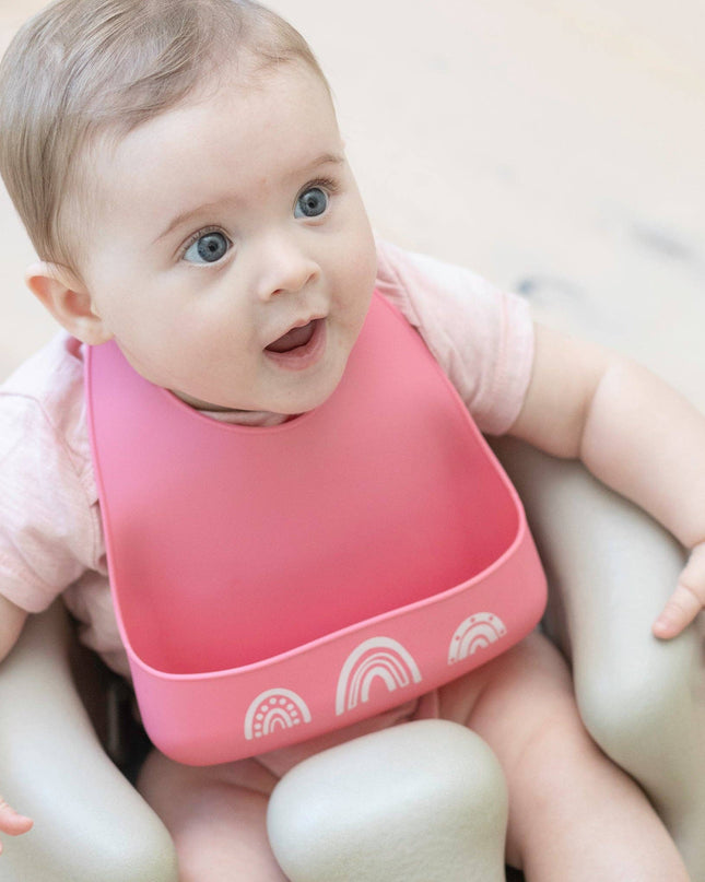 Chasing Rainbows Little Bites Starter Bib