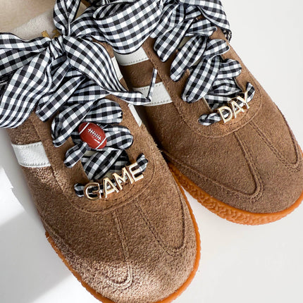 Game Day Gingham Sneaker Lace Charm Set – GAMEDAY