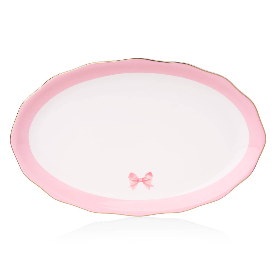 Coquette Pink Bow Platter