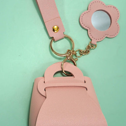 TRENDING VEGAN LEATHER PURSE BAG CHARM KEYCHAIN | 40KC124