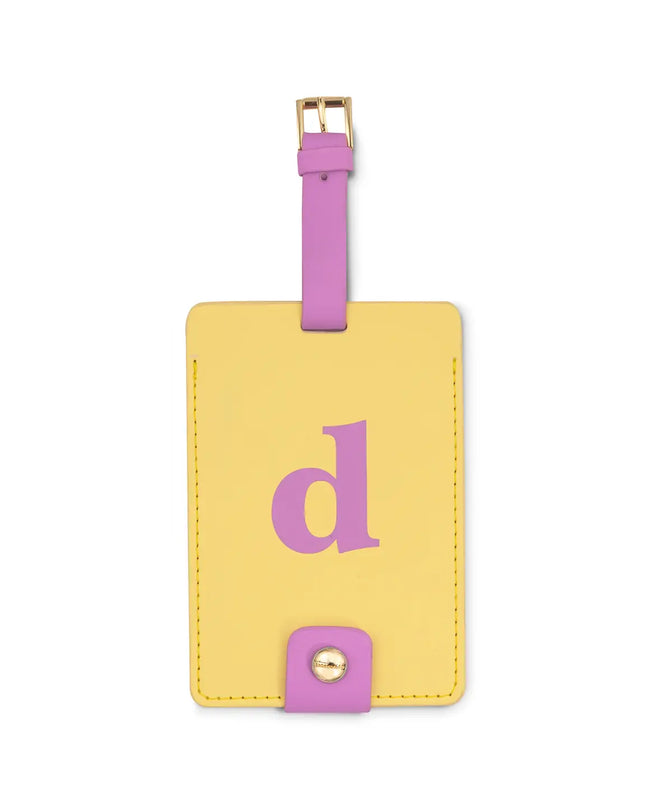 Just Mine Initial Luggage Tag by Kate Spade