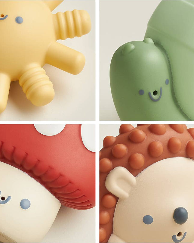 Itzy Squirt™ 4-pack of Soft Bath Toys
