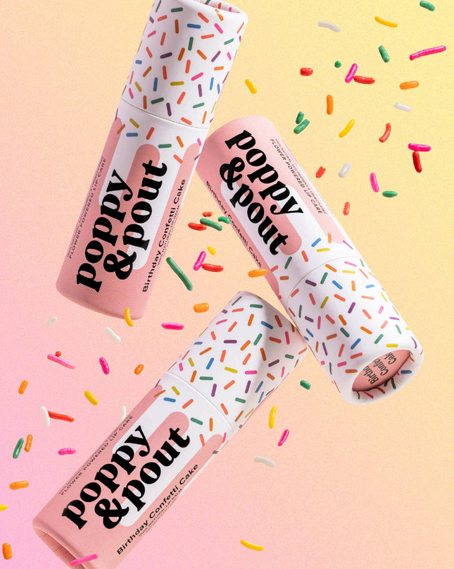 Lip Balm - Birthday Confetti Cake - Pink