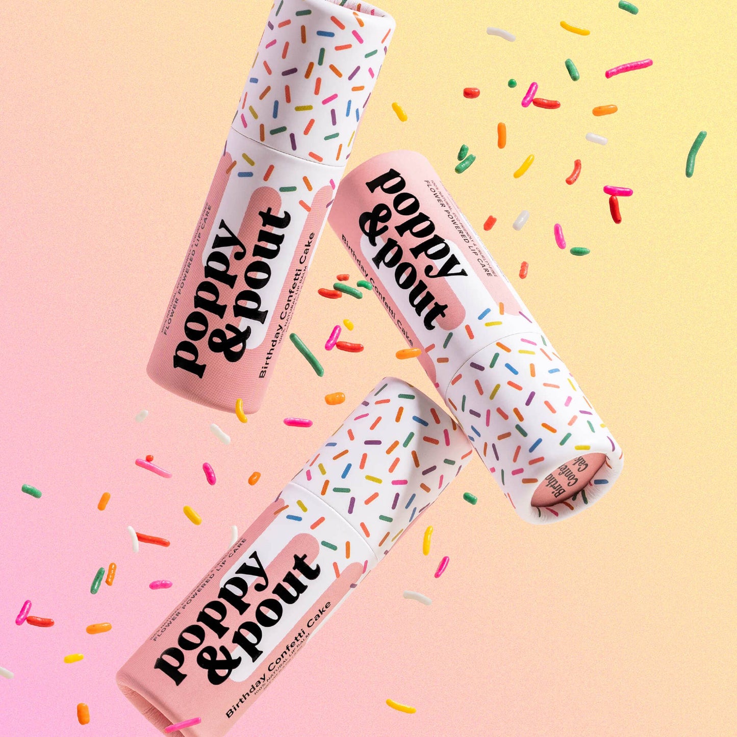 Lip Balm - Birthday Confetti Cake - Pink