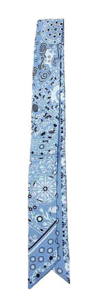 WLLS304 Bandana Skinny Scarf