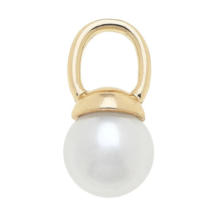 Pearl Drop Charm in Ivory