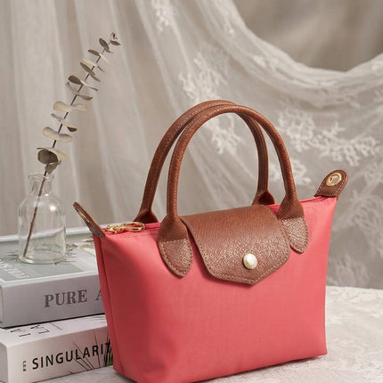 Britney Nylon Double Handle Crossbody Bag