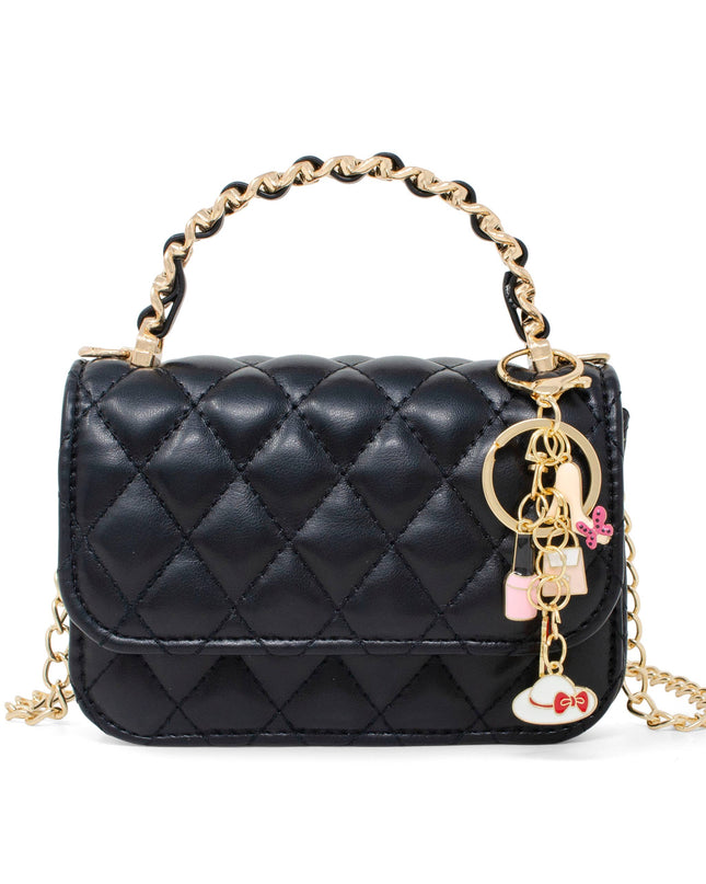 Girl's Classic Link Chain Top Handle Handbag
