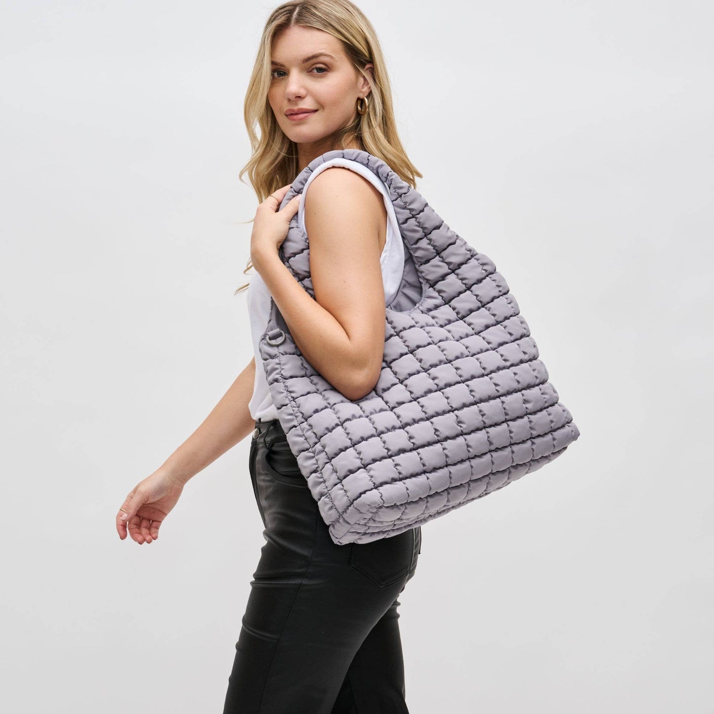 Elevate - Quilted Puffer Nylon Hobo